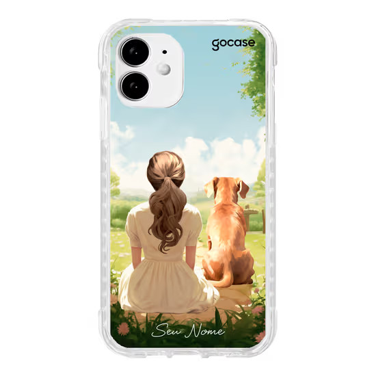 Capinha para celular Garota Pet Pintura | Gocase (BR)