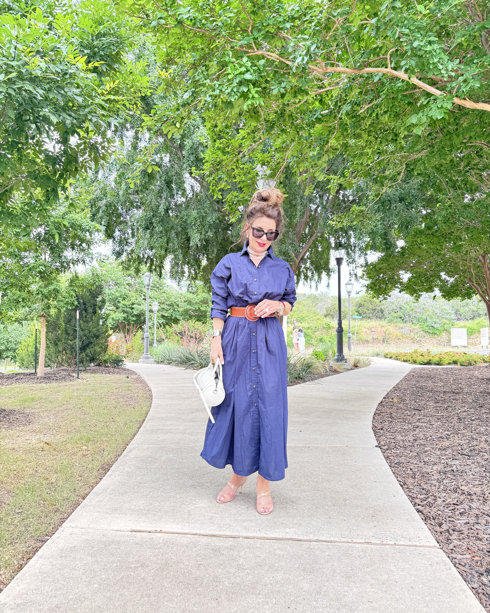 I’m a huge fan of shirt dresses and navy and this lil dress does not disappoint. Fits TTS and under #35 

#LTKWorkwear #LTKStyleTip #LTKSeasonal
