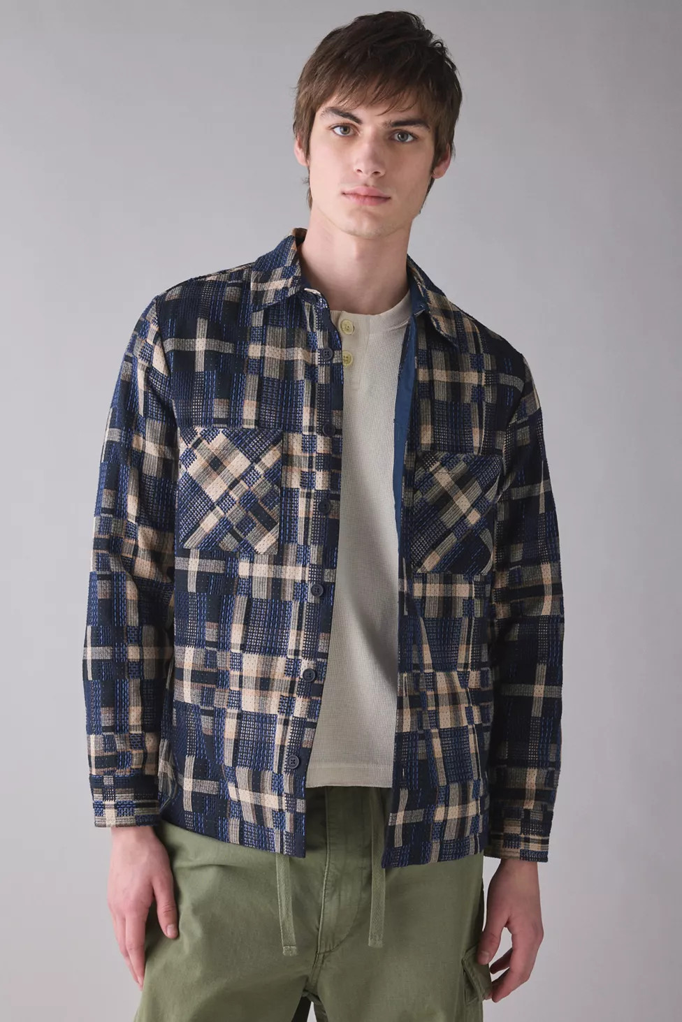 Wax London Whiting Plaid Overshirt | Urban Outfitters (US and RoW)