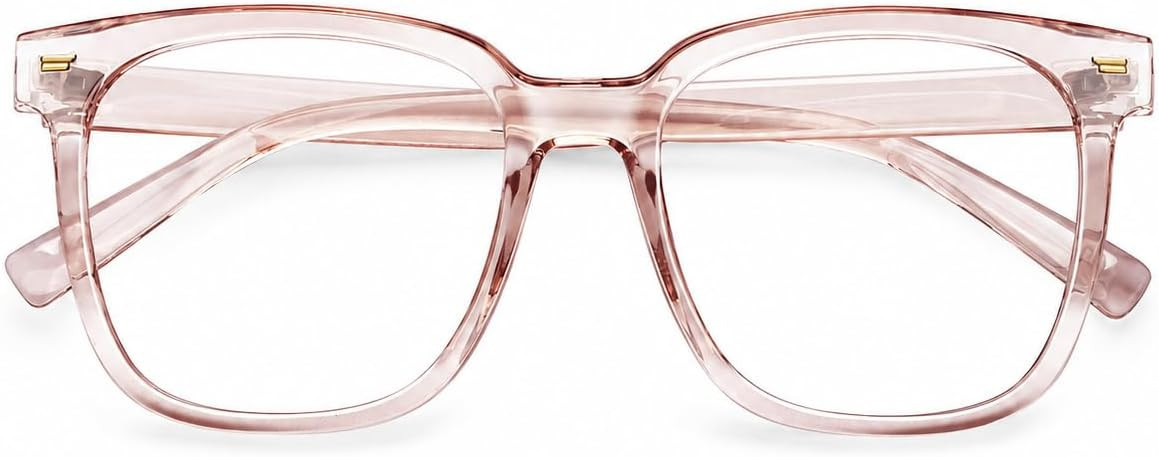 PANNER Oversized Square Blue Light Blocking Glasses Anti Glare Computer Glasses | Amazon (US)