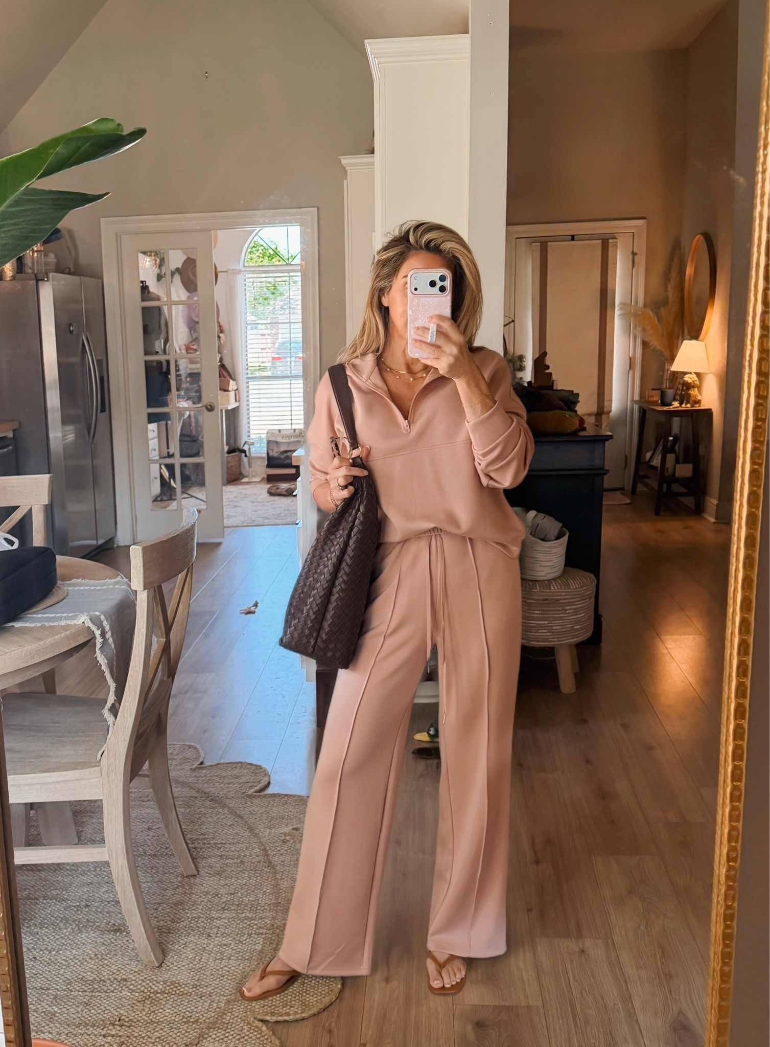 Casual outfit for this Friday. Headed to a facial appt.🧖‍♀️✌🏻

Two piece pants set, loungewear pants set, lounge pants, sweatpants, fall outfits woken, quarter zip top

#LTKdayinmylife #LTKootd #LTKOver40