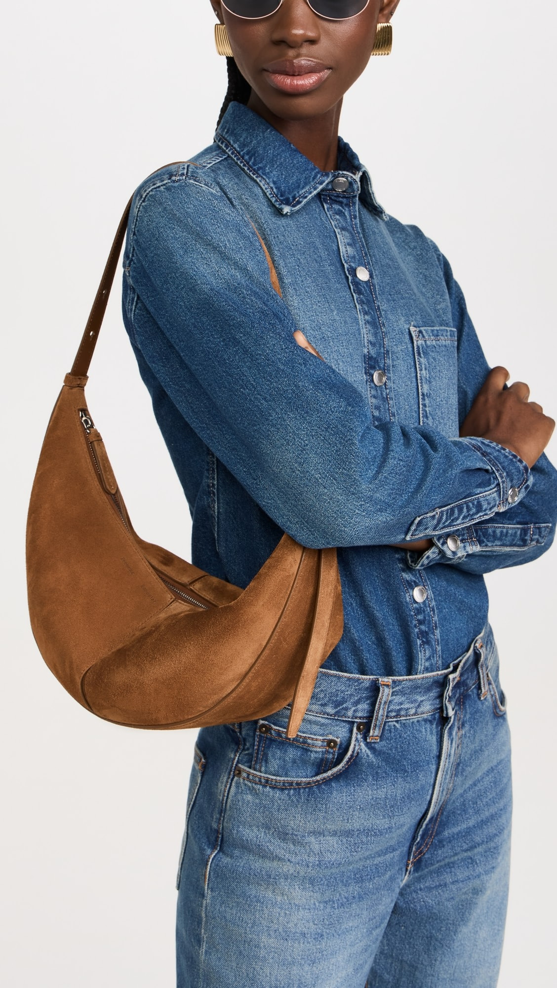 Slide Bag in Soft Suede | Shopbop