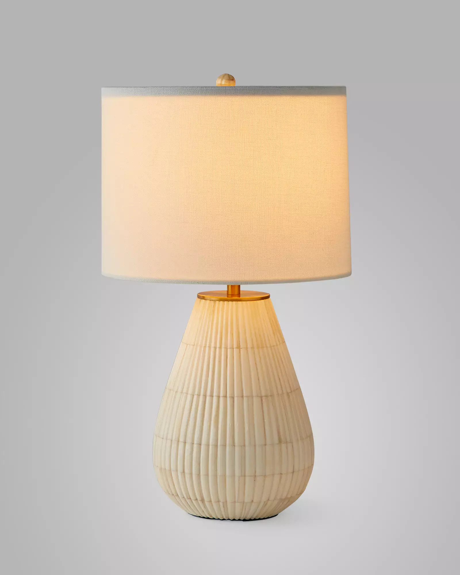 Irving Bone Inlay Petite Table Lamp | Serena and Lily