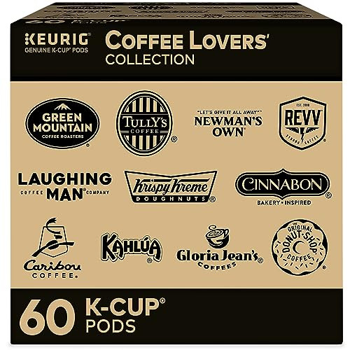 Keurig Coffee Lovers' Collection Variety Pack, Single-Serve Coffee K-Cup Pods Sampler, 60 Count | Amazon (US)