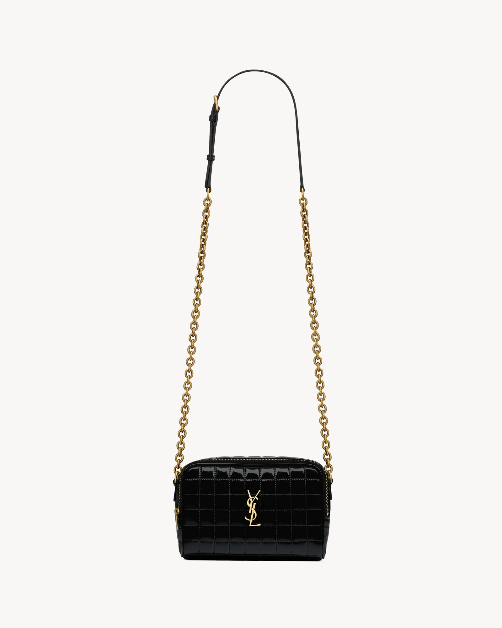 CASSANDRE MATELASSÉ CARRÉ camera bag in shiny canvas | Saint Laurent Inc. (Global)