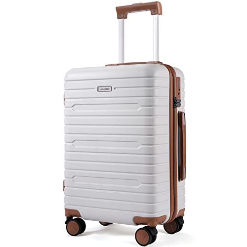FIGESTIN Carry on luggage with Spinner Wheels, Hardside Lightweight 20in carry on suitcase checke... | Amazon (US)