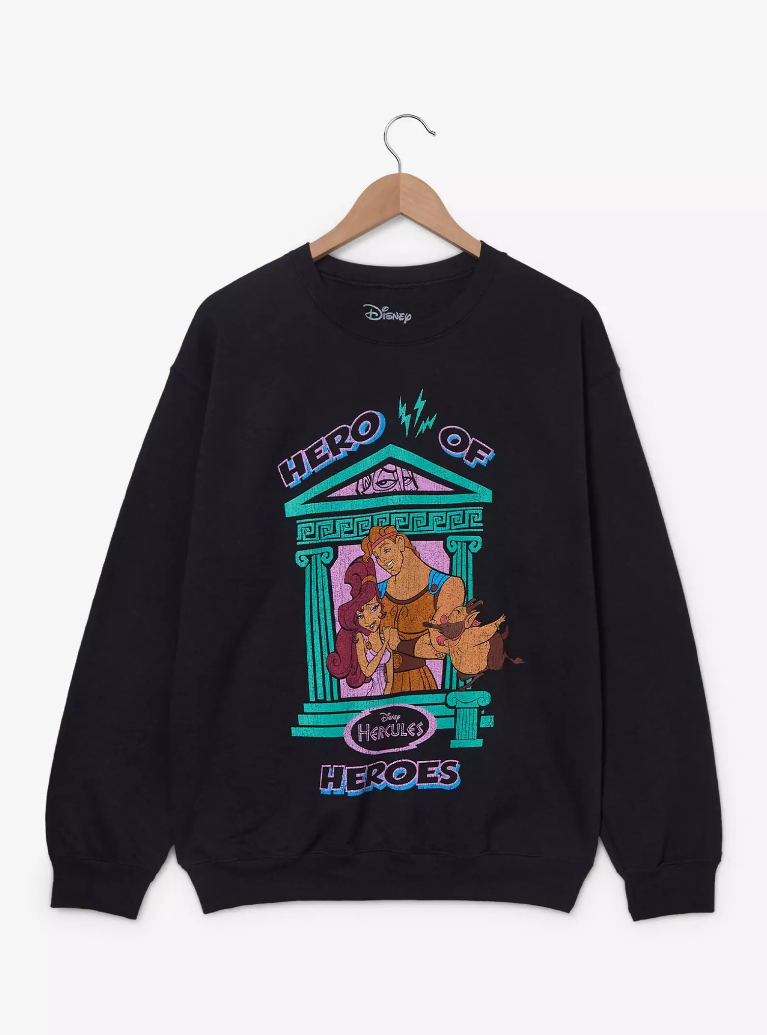 Disney Hercules Hero of Heroes Crewneck — BoxLunch Exclusive | BoxLunch | BoxLunch