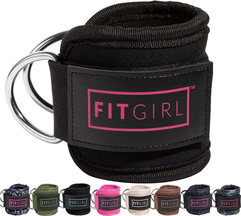FITGIRL - Ankle Strap for Cable Machines and Resistance Bands, Work Out Cuff Attachment for Home ... | Amazon (US)