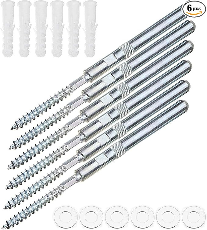 Duoduolaili-Floating Shelf Invisible Support Bracket (6 pcs) - Silver Hidden Brackets for Floatin... | Amazon (US)