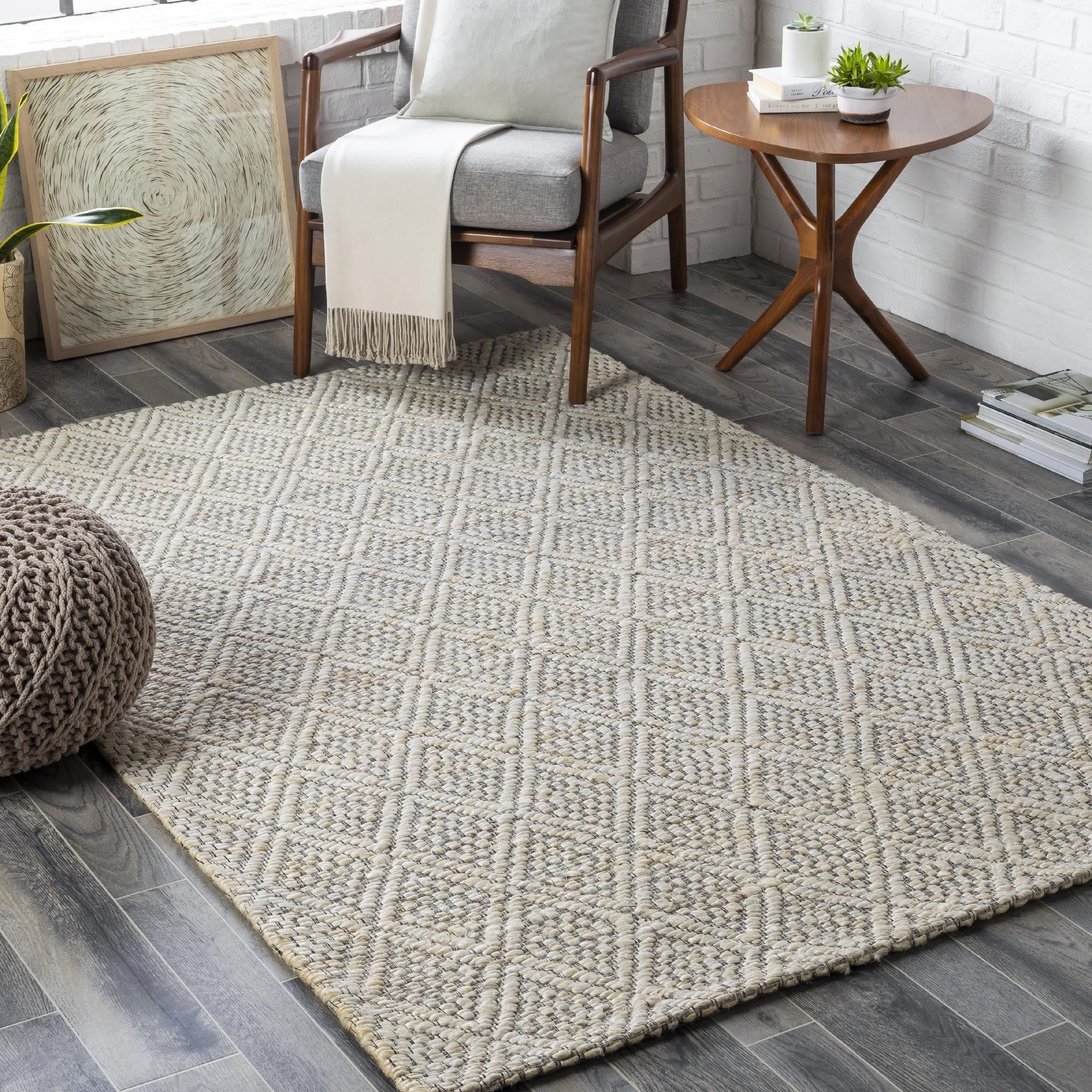 Mark&Day Area Rugs, 2x3 Ewer Modern White Area Rug (2' x 3') | Walmart (US)