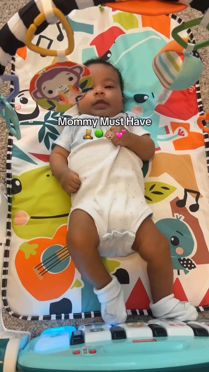 We LOVEEEE this playtime mat! It’s great for floor play and tummy time! And the best part? It grows with them! So it can change to help them learn to sit up and the piano comes off so that you can take it with you on the go! 

In less than a week since LJ played with this, she learned to roll over!!! 

You can find it linked in my LTK! Just a mom sharing her great experience with this! Def a must have !! 

#mommusthaves #baby #tummytime