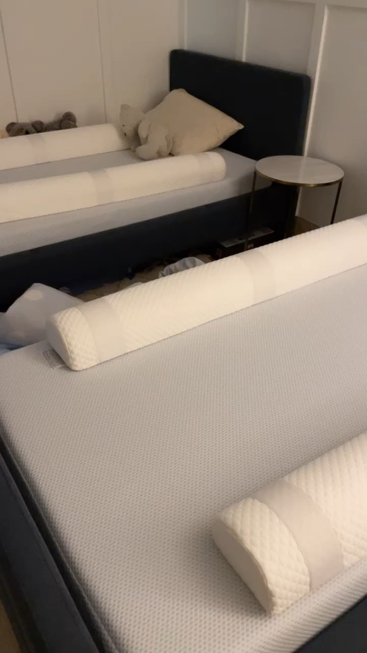 Bed bed transition must have - bed bumpers! I love these. Absolute must have. They prevent the kids from falling out of their beds and they actually stay in place.

#LTKKids #LTKVideo #LTKFindsUnder50