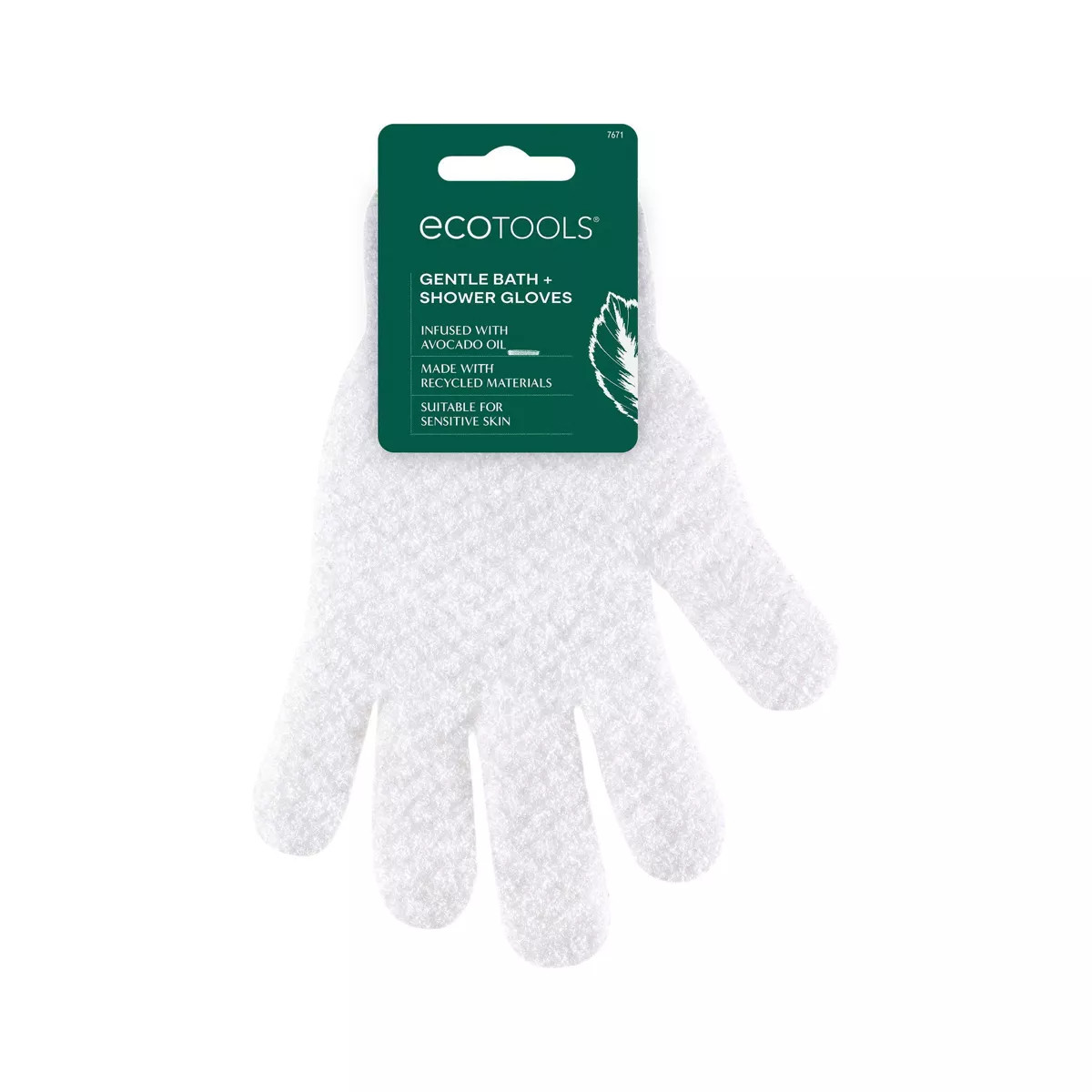 EcoTools Avocado Oil Infused Gentle Bath + Shower Gloves | Target