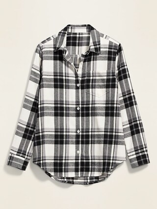 Classic Plaid Flannel Shirt for Women | Old Navy (US)