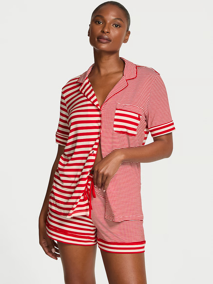 Buy Modal Soft Short Pajama Set, Print - Order Pajamas Sets online - Victoria's Secret US | Victoria's Secret (US / CA )