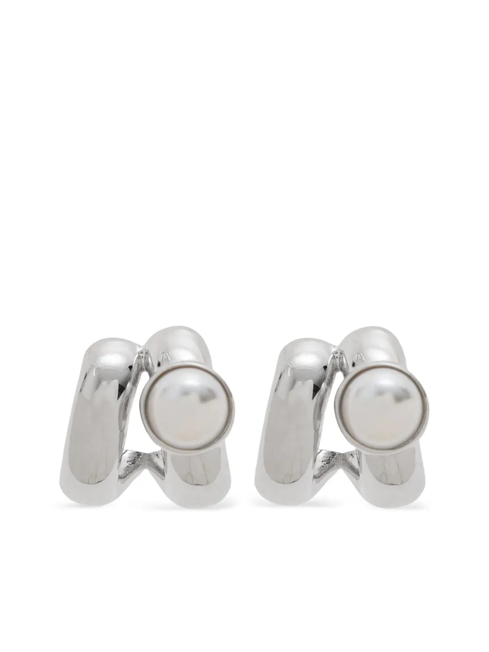 Kate Spade pearl-embellished Earrings | Silver | FARFETCH UK | Farfetch Global