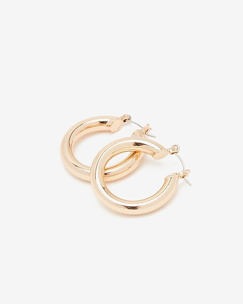 Thick Mini Hoop Earrings | Express