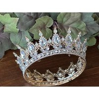 Gold Crown Renaissance Crowns Birthday Wedding Small Costume Party Queen Prom | Etsy (US)