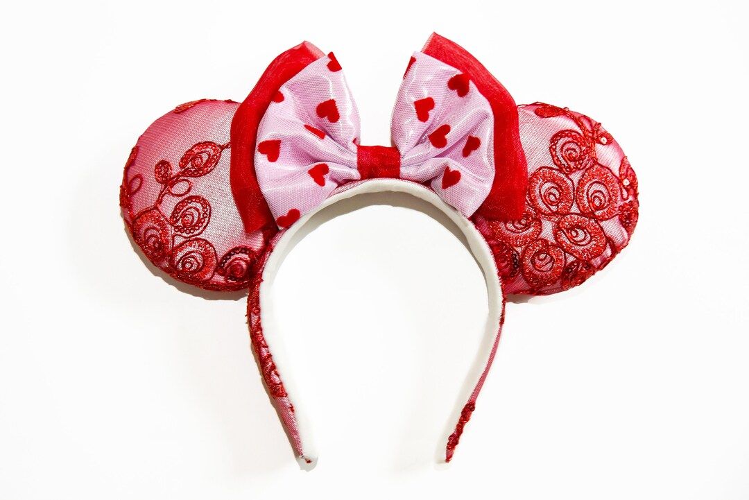 Valentine's Day Couture Ears - Etsy | Etsy (US)
