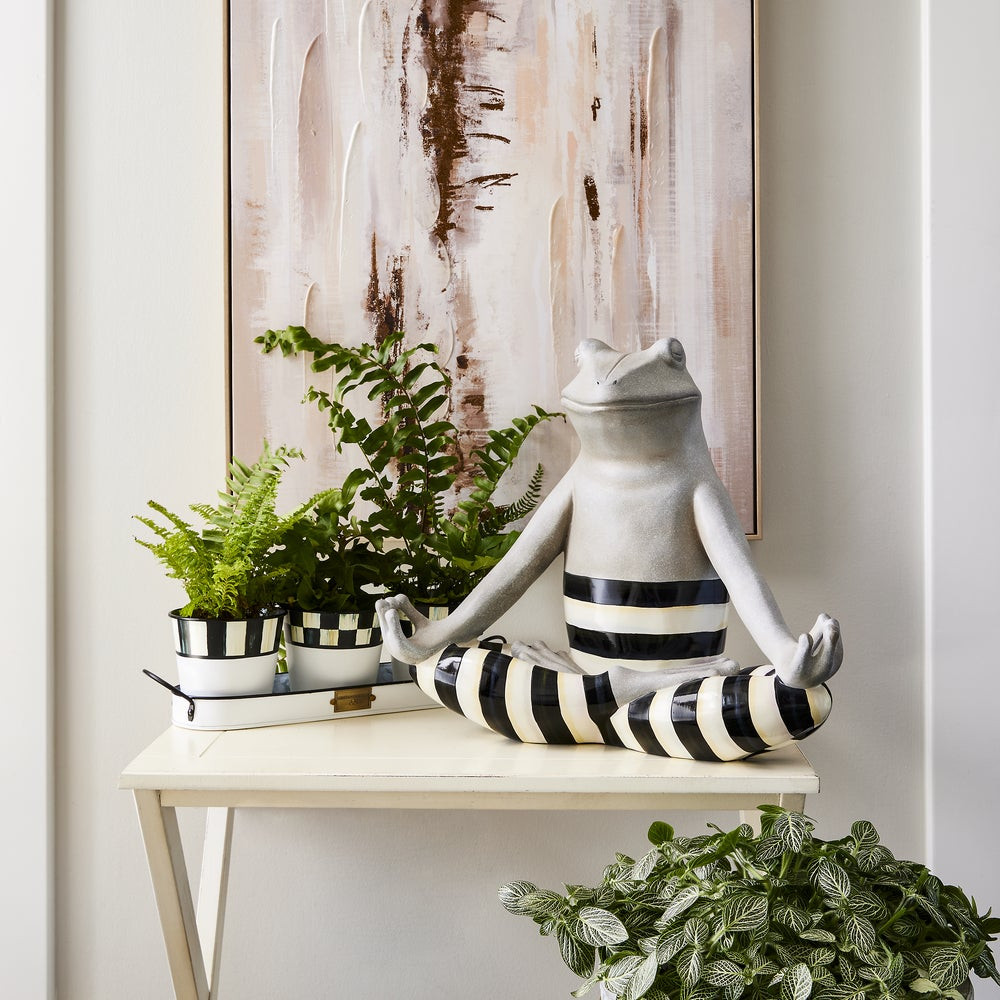 Spectator Galvanized Herb Pots, Set of 3 | MacKenzie-Childs