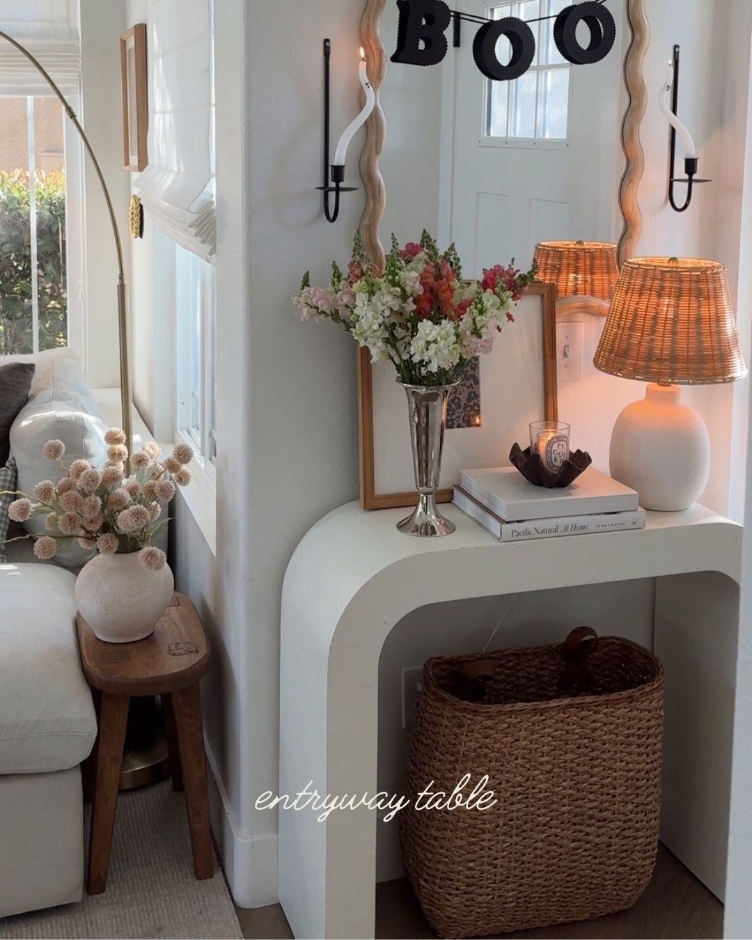 Entryway table, entryway decor, fall decor, halloween decor, Labor Day sales 

#LTKFindsUnder50 #LTKHome #LTKStyleTip