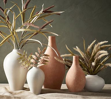 Nolina Ceramic Vase Collection | Pottery Barn (US)