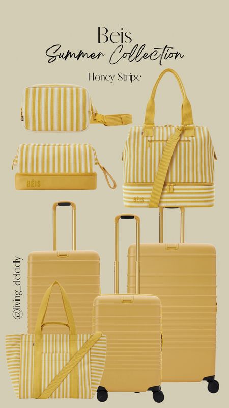 New summer arrivals from Beis — The Honey Collection✨Also available in Black & Maple!

Travel Bag | Luggage | Suitcase | Carryon | Vacation | Tote Bag | Belt Bag | Weekender Bag

#LTKTravel #LTKItBag