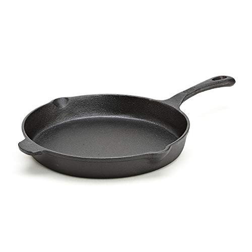 GoodCook Pre-Seasoned Cast Iron Skillet, 12 Inch, Black | Amazon (US)