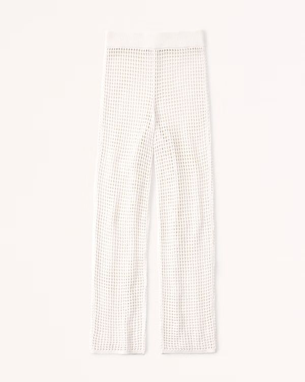 Crochet Coverup Pant | Abercrombie & Fitch (US)