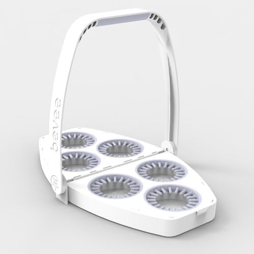 Reusable 6 Cup Drink Carrier for Coffee Runs Takeout Delivery | Uber Doordash | Foldable Portable... | Amazon (US)