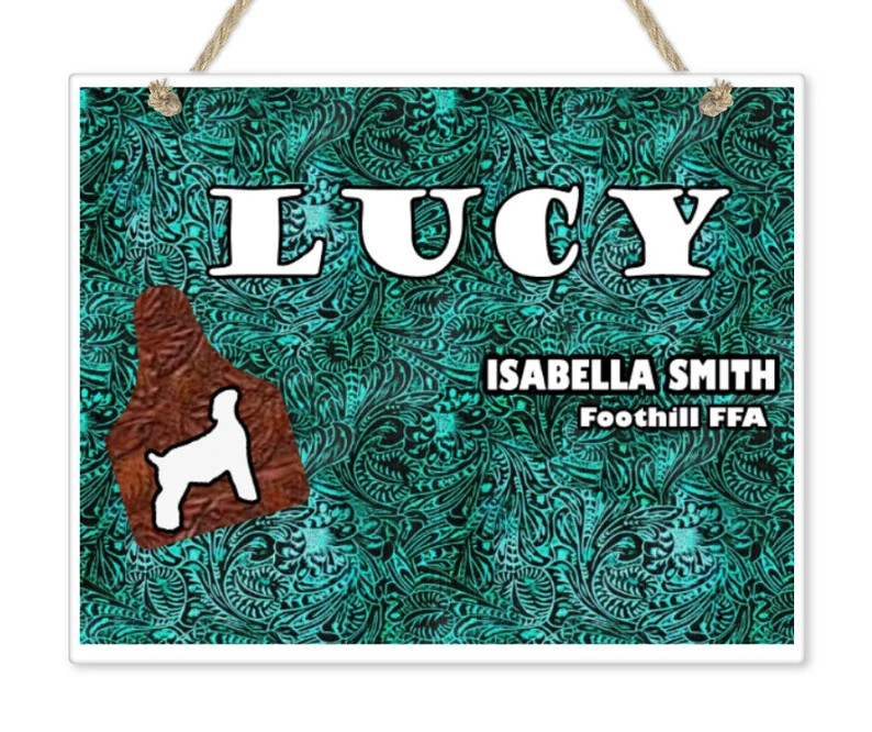 Large Stall Plate Livestock Pen Sign Show Rodeo - Etsy | Etsy (US)