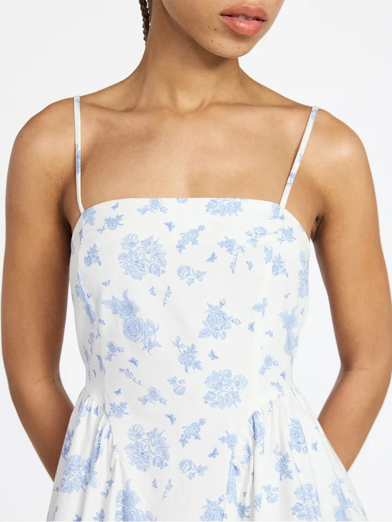 No Boundaries Side Shirred Corset Dress, Women's Sizes XXS-XXL | Walmart (US)