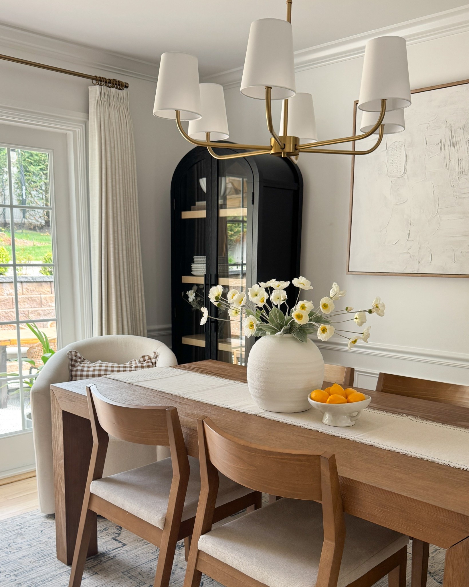 This dining room is my happy place right now! Fresh flowers, a neutral runner, and this cozy black cabinet are giving all the warm, welcoming vibes. So glad I went with these wood tones – they ground the whole room beautifully. 🤎


#LTKSaleAlert #LTKHome #LTKStyleTip