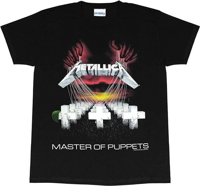 Metallica Master of Puppets T-Shirt, Adults, S-5XL, Official Merchandise | Amazon (UK)