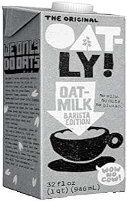 Oatly Oat Milk Barista Edition Non-Dairy Gluten Free, 32 oz (1 liter) - Pack of 2: Amazon.com: Gr... | Amazon (US)
