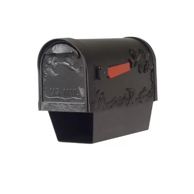 Hummingbird Curbside Locking Post Mounted Mailbox | Wayfair North America