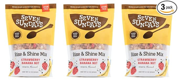 Seven Sundays Keto Rise & Shine Muesli Cereal | 5G Net Carbs | Grain and Gluten Free | No Added S... | Amazon (US)