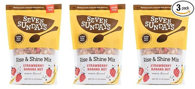 Seven Sundays Keto Rise & Shine Muesli Cereal | 5G Net Carbs | Grain and Gluten Free | No Added S... | Amazon (US)