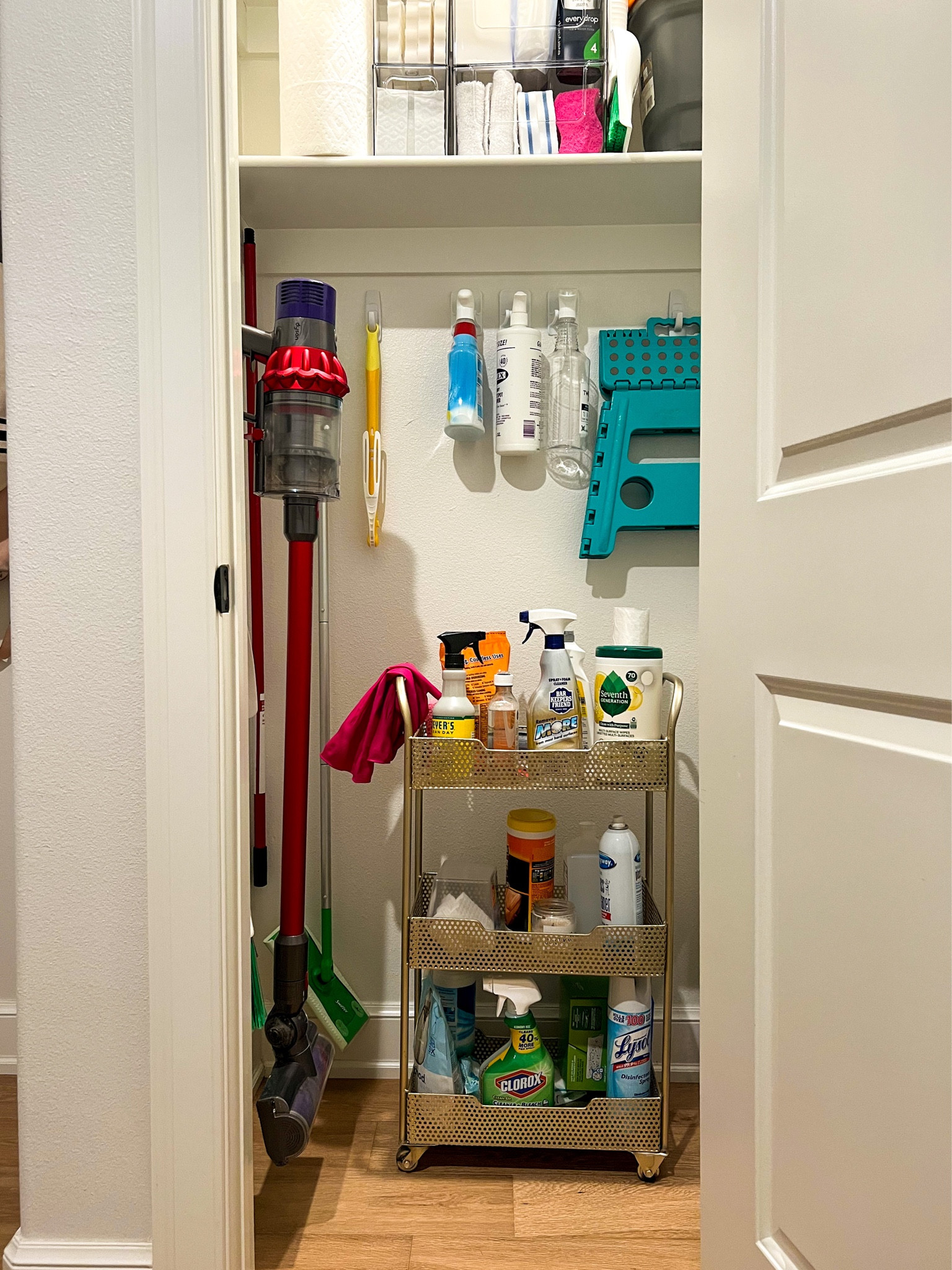 Home cleaning Organization featuring the Dyson that’s on SALE for Target Circle Week. Add the offer in your Target app or online to save over $100 off the V8!! Including some of the organization here too! 

#LTKsalealert #LTKhome