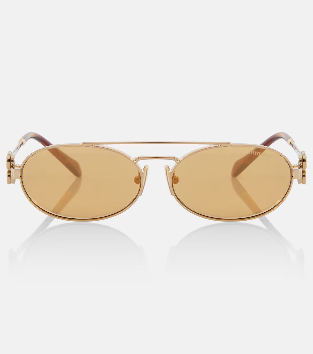 Logo oval sunglasses | Mytheresa (UK)