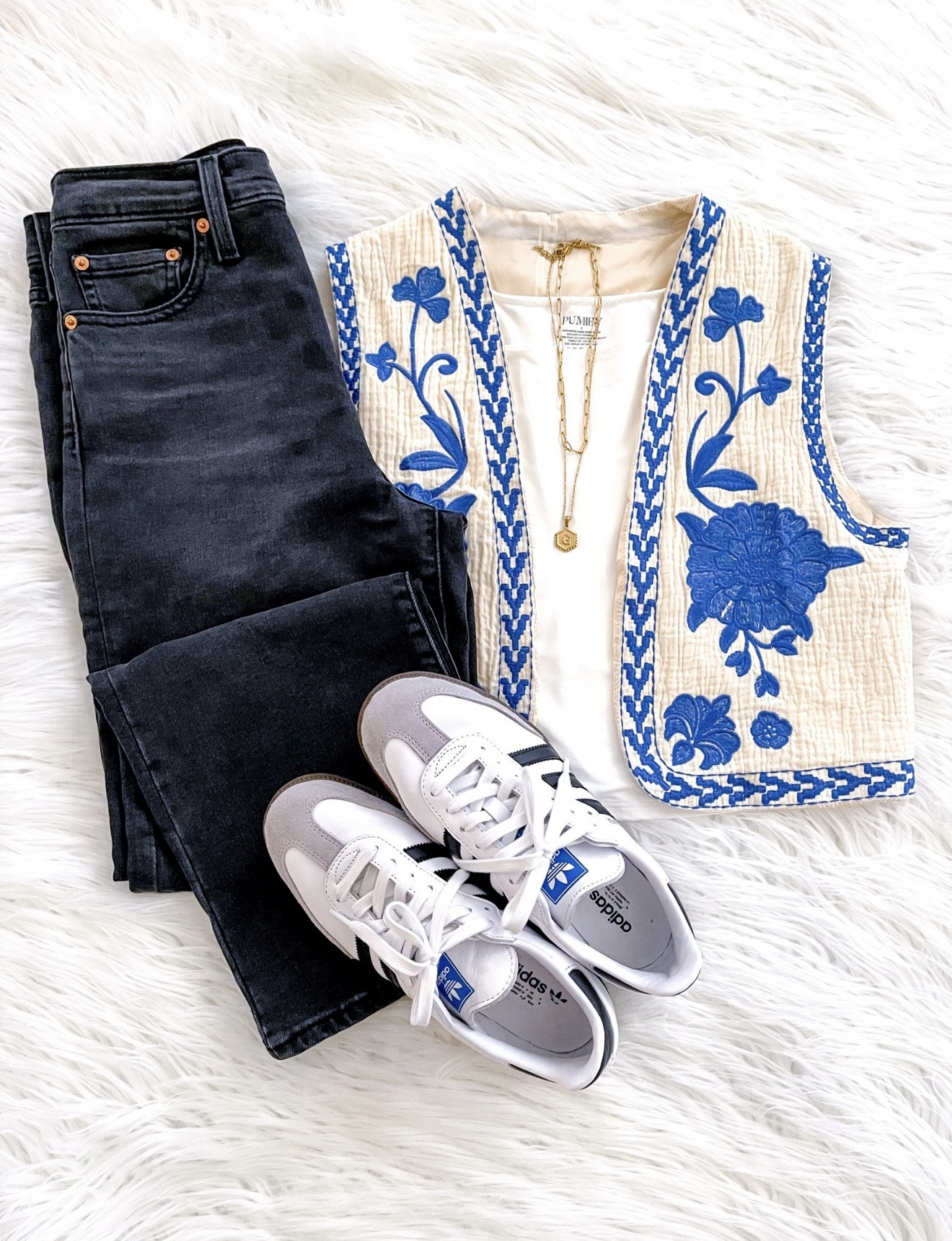 This cute casual outfit is perfect for the summer. I love the embroidered vest. 

#LTKSeasonal #LTKFestival #LTKootd