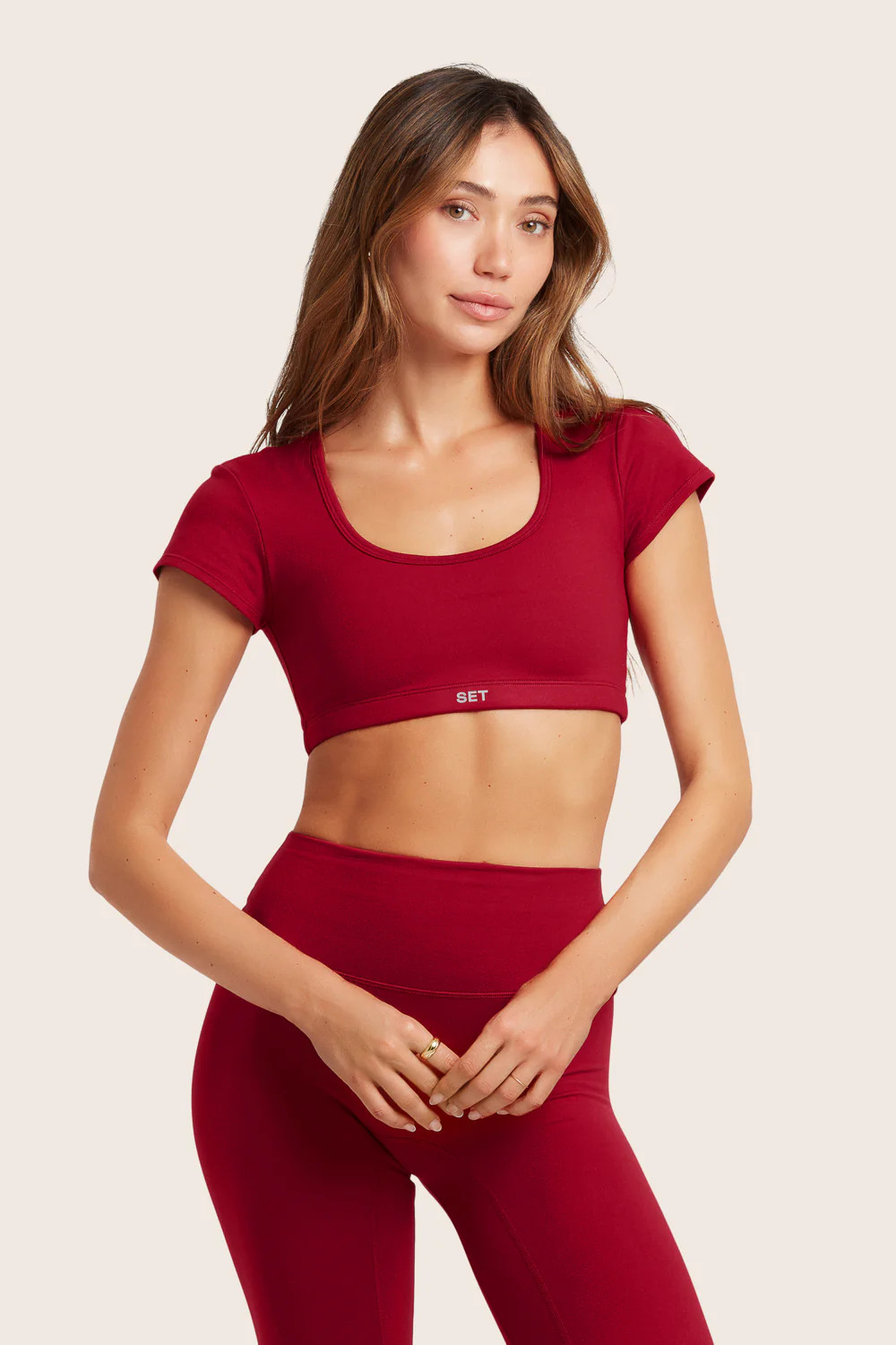 FORMCLOUD® CAP SLEEVE SCOOP BRA - LOVE | SET Active