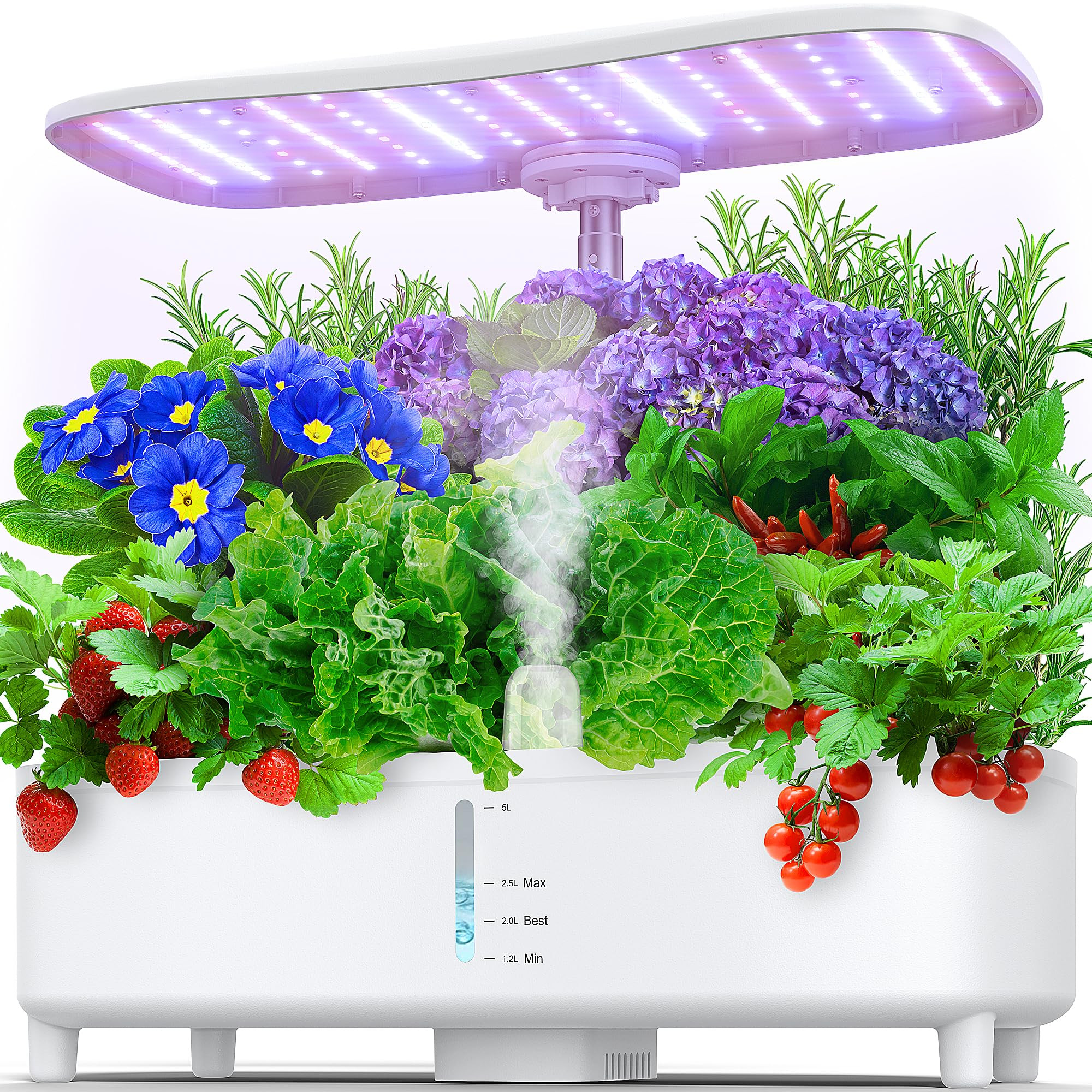 Hydroponics Growing System Kit 15 Pods Misting Herb Garden Indoor Garden Indoor Gardening System ... | Amazon (US)