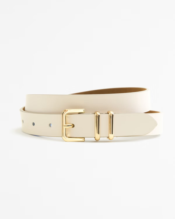 Square Skinny Belt | Abercrombie & Fitch (US)