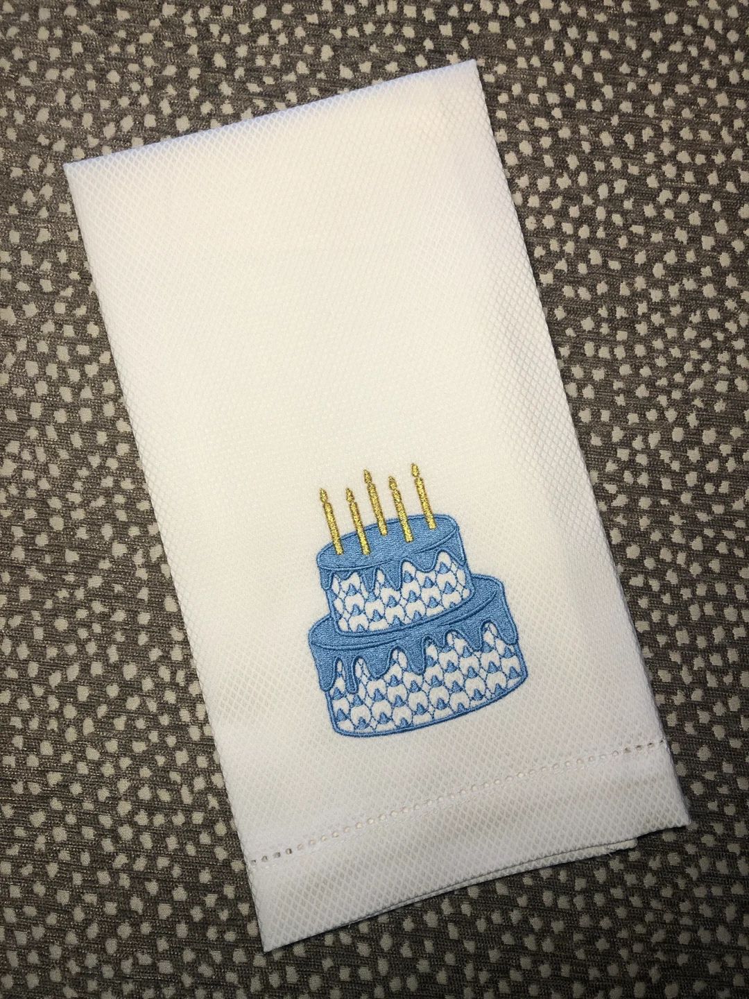 Herend Birthday Cake Huck Towel | Etsy (US)