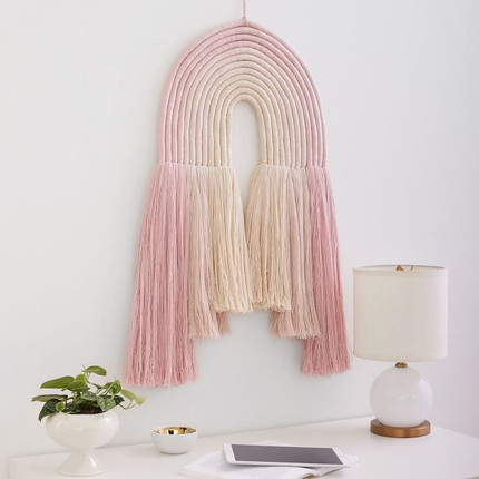 Click for more info about Rainbow Tassel Wall Hanging