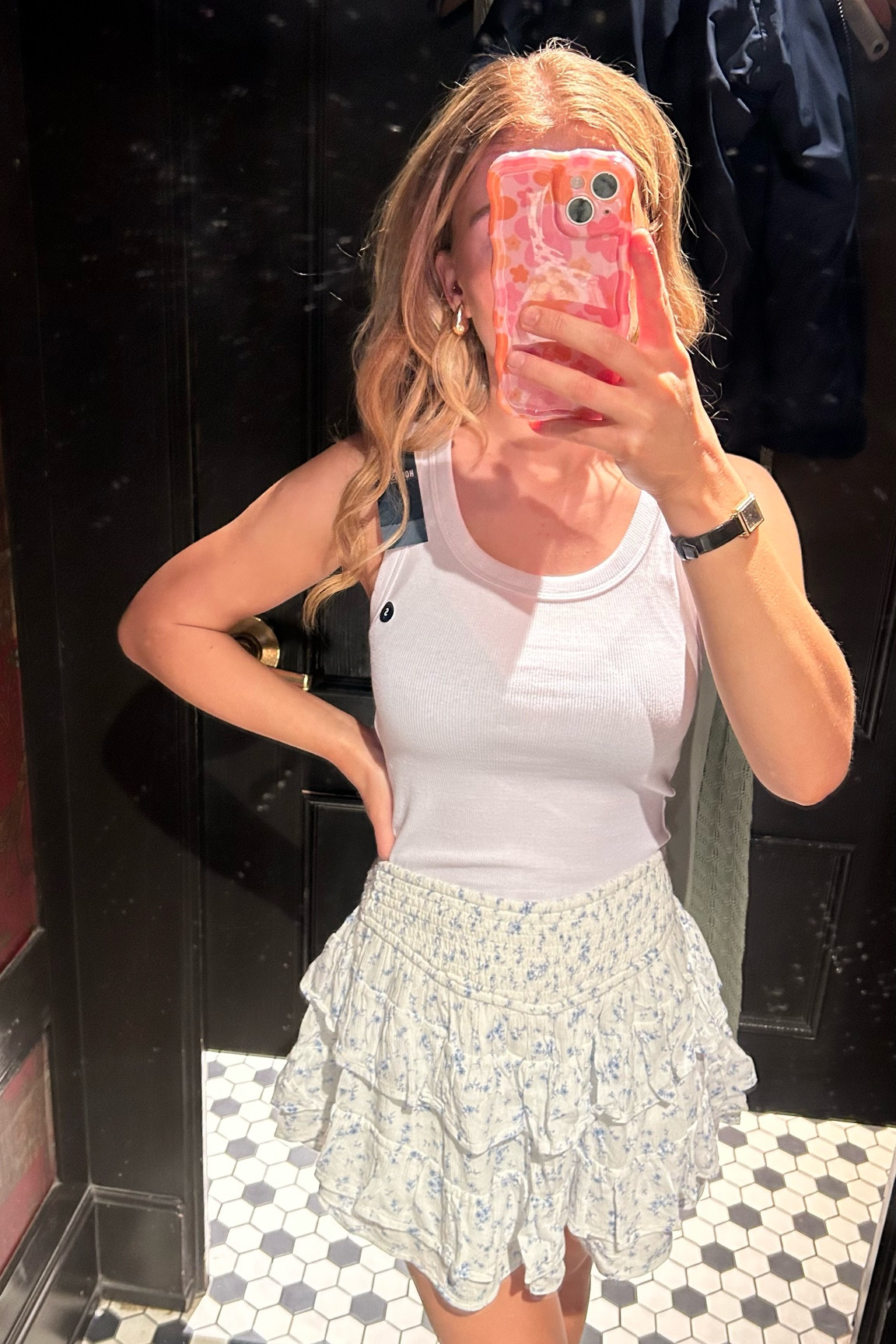 Frill skirt summer look! The skirt also included shorts and pockets 🔥 #hollister 

#LTKsummer #LTKuk