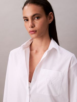 Poplin Relaxed Button-Down Shirt | Calvin Klein | Calvin Klein (US)