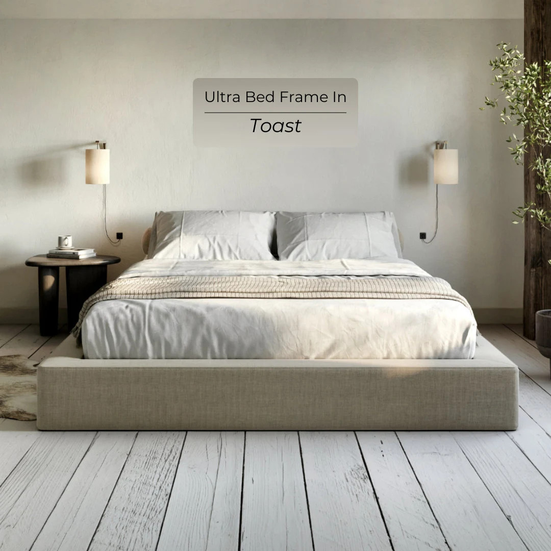 ULTRA by Softframe® Designs: Modern Platform Bed Frame, Plush Cushioned, Low Profile Bed Frame -... | Etsy (US)