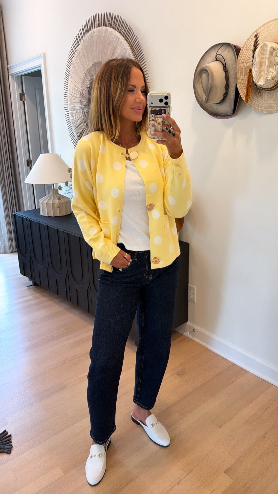 amazon polka dot cardigan sweater. code betsy35 works for vici. code betsy works for goldie lew and electric picks ♥️

#LTKootd #LTKSaleAlert #LTKBeauty